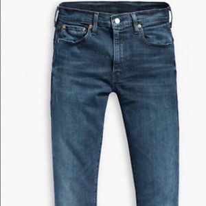 Mens Levi’s 512 medium dark wash slim taper jeans